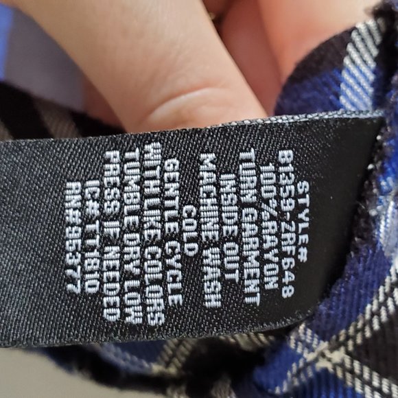 SANCTUARY Main Street Plaid Boyfriend Tunic Shirt In Nightout Plaid - Picture 5 of 11